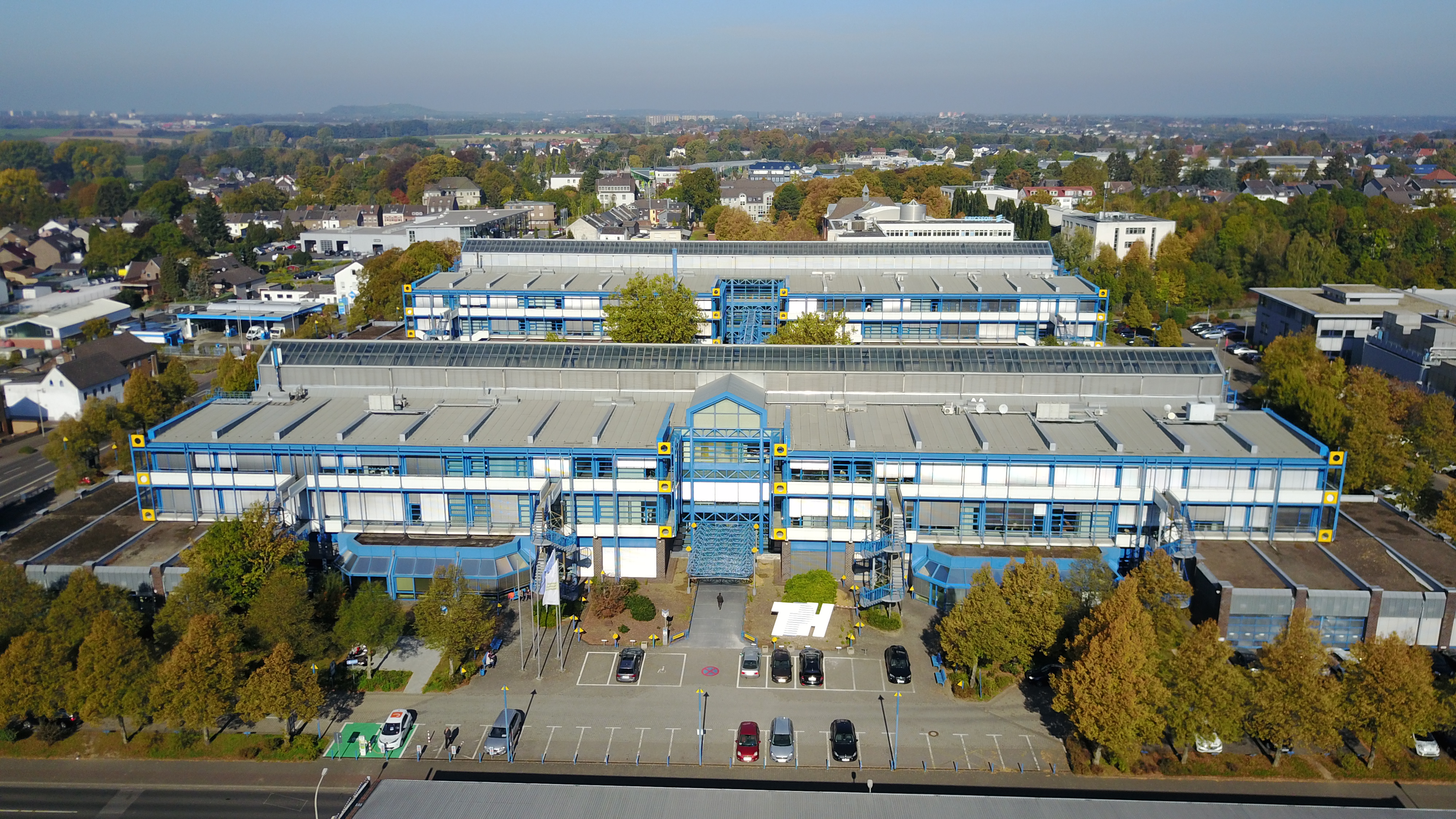 Luftaufnahme Vorderansicht Technologiepark